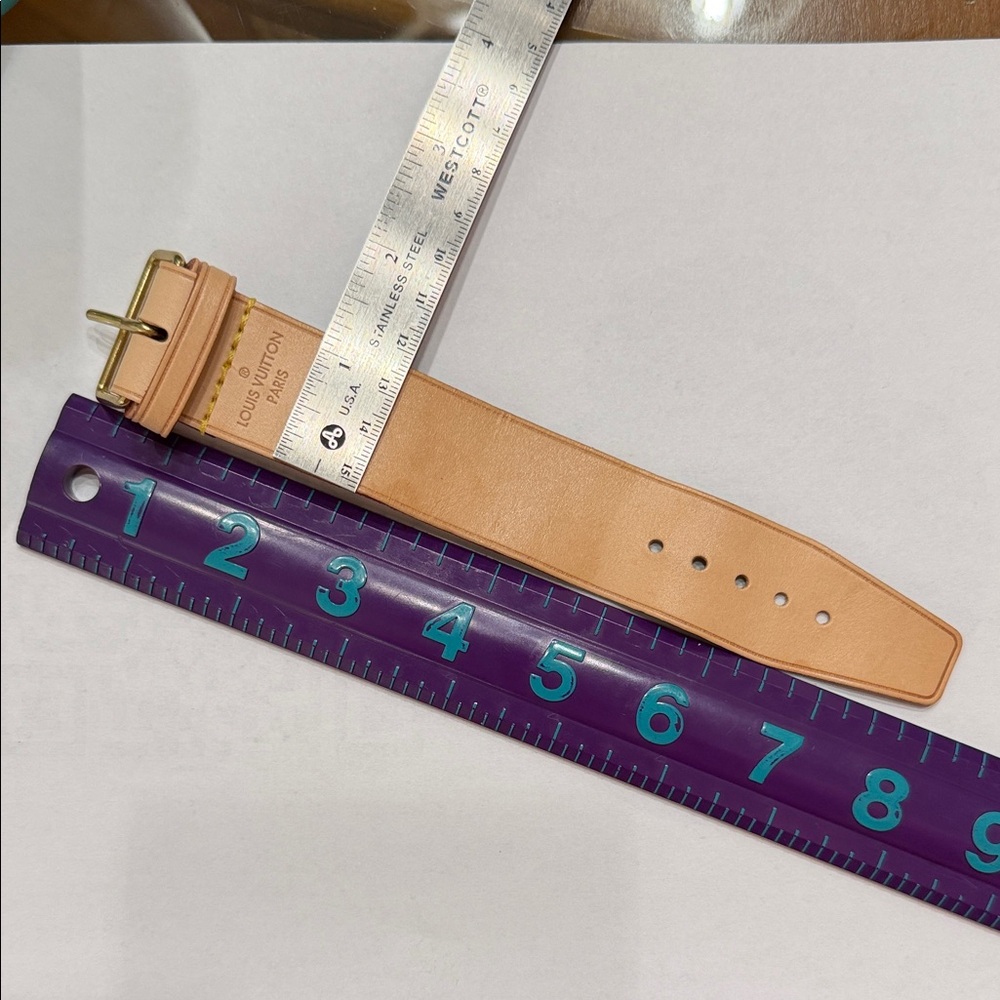 **SOLD** Louis Vuitton Poignet Luggage Tag Strap - Vachetta Leather
